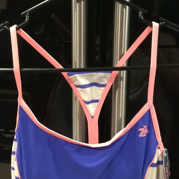 NWT UPF30 ZeroXposur Periwinkle Swim Suit - Picture 7 of 7